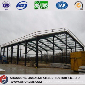 Portal Frame Steel Building for Workshop with Mezzanine